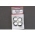 1/24 17inch Yokohama AD08 Tyres (295/40 R17) (4 Rubber Tyres)