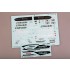 1/18 Toyota 86 Greddy Logo Decals for Die-Cast models