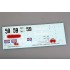 1/24 McLaren F1-GTR "Ueno Clinic" #59 Le Mans 1995 Winner Decals for Fujimi kit