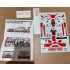 1/24 AMG GT3 Linkin Park Racing Decals for Tamiya kits