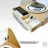 360-Degree Rotating Airbrush Station w/Holes for Painting Clips (Dimensions: 40.3x29x28cm)