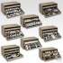 Tilting Drawers Module x3 - Module w/3 Tilting Drawers for Paints
