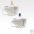 Corner Large Paint Stand (Diameter: 36mm, Dimensions: 32cm x 32cm x 14cm)