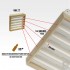 Storage Hanger for 26mm Diameter Paint Jars/Bottles (30cm x 30cm x 5cm)