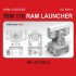 1/350 US Navy RIM-116 RAM Launcher (4pcs)
