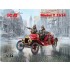 1/24 Model T 1914 Fire Truck with Crew