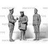 1/24 WWII German Staff Personnel (3 figures)