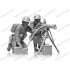 1/35 WWII British Vickers MG Crew (Vickers MG & 2 figures)