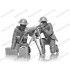 1/35 WWII British Vickers MG Crew (Vickers MG & 2 figures)
