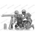1/35 WWII British Vickers MG Crew (Vickers MG & 2 figures)