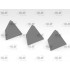 1/35 Dragon's Teeth Anti-tank Obstacles (24 structures)