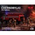 1/35 Chernobyl #2 Fire Fighters (AC-40-137A firetruck & 4 figures & diorama base)