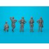 1/48 RAF Pilots in Tropical Uniforms 1941-1945 (3 pilots and 2 ground staffs)