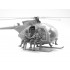 1/48 US Army MH-6J Little Bird with Delta Force Assault Team (6pcs)