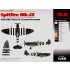 1/48 Supermarine Spitfire Mk.IX w/RAF Pilots &Ground Personnel (1 Model kit with 7 Figures)