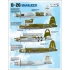 Decals for 1/72 Colourful Martin B-26 Marauder