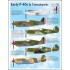Decals for 1/72 Early Curtiss P-40 Warhawk / Tomahawk