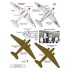 Decals for 1/72 Unusual Douglas C-47s Skytrain