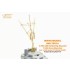 1/700 IJN Musasha 1944 Brass Mast Set for Pit-Road W201 kits