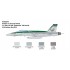 1/48 Boeing F/A-18 E Super Hornet Carrier-based Multirole Fighter