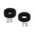 1/24 European Tractor Tires and Rims