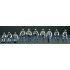 1/35 WWII US Elco 80' Torpedo Boat - PT Boat Crew (10 Figures)