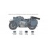 1/9 WWII German Zundapp KS750 with Sidecar