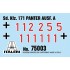 1/56 Panther Sd.Kfz.171 Ausf. A Starter Set (kit, glue, 3 acrylic markers)