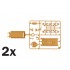 1/72 WWII British M4A2 Sherman III - Fast Assembly (2 sets)