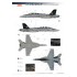 Decals for 1/48 McDonnell Douglas F/A-18F VFA-32 Swordsmen