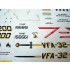 Decals for 1/48 McDonnell Douglas F/A-18F VFA-32 Swordsmen
