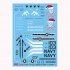 1/48 F-14B Tomcat VF-103 JOLLY ROGERS SANTA CAT 2000 Decals for Hasegawa/Revell/HobbyBoss