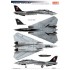 1/48 F-14B Tomcat VF-103 JOLLY ROGERS SANTA CAT 2000 Decals for Hasegawa/Revell/HobbyBoss