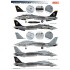 Decals for 1/72 Grumman F-14B Tomcat VF-103 Jolly Rogers CAG BIRD's History