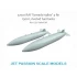 1/32 RAF Tornado 1980S 4 Fin 1500 L Riveted Tanks for Italeri kits
