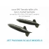 1/32 RAF Tornado 1980S 4 Fin 1500 L Riveted Tanks for Italeri kits