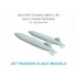 1/48 RAF Tornado 1980S 4 Fin 1500 L Riveted Tanks for Revell kits