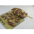Airbrush Camo-Mask for 1/35 Jagdpanther Camouflage Scheme 2