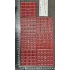 1/35, 1/32 Roof Tiles & Roof Ridges - Brick-Red (Plastic) 560pcs
