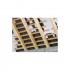 1/32 1/35 Roof Tiles Flat Bricks (To Break Off, Brick-Red, 9x12pcs)