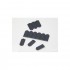1/32 1/35 Roof Tiles Flat Bricks (To Break Off, Brick-Red, 40x12pcs)