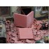 1/35, 1/32 Wall Sections w/RF Bricks -  Brick-Red (Ceramic) 6pcs