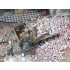 1/35 Bricks Ruins/Debris with Mortar Droppings - Dark Gray & Dark Brick-Red (Ceramic) 150g