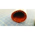 1/32, 1/35 Flexyway Single, Solid Red Dark Bricks (1500 bricks, wall: 23.5 x 13.8 cm)