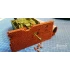 1/32, 1/35 Flexyway Single, Solid Red Dark Bricks (1500 bricks, wall: 23.5 x 13.8 cm)