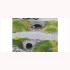 1/87 (HO scale) Water Passage Small (Bricks Grey 4x)