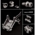 1/35 WWII German 7.5cm Pak40 Anti-Tank Gun Upgrade Set for Dragon / AFV Club kits