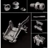 1/35 WWII German 7.5cm Pak40 Anti-Tank Gun Upgrade Set for Dragon / AFV Club kits