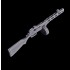 1/35 WWII Sub Machine Gun Set: PPSH & MP40 w/Shoulder Stocks & Vehicle Mount