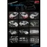 Conversion set for 1/24 Porsche Cayman Wide Body for Fujimi Cayman Kit